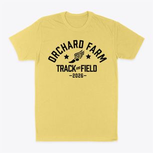 Orchard Farm R 5 Elementary School Track and Field Classic Dad T-Shirt