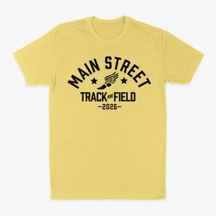 Main Street School Track and Field Classic Dad T-Shirt