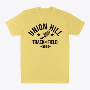 Union Hill High School Track and Field Classic Dad T-Shirt