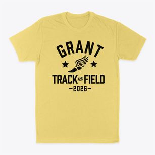 Grant Elementary School Track and Field Classic Dad T-Shirt