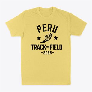 Peru High School Track and Field Classic Dad T-Shirt