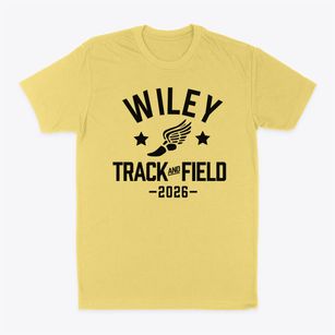 Wiley Elementary School Track and Field Classic Dad T-Shirt