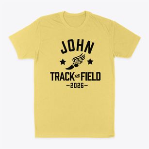 John G Dinkelmeyer Elementary School Track and Field Classic Dad T-Shirt