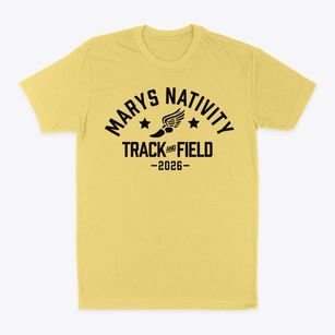 Marys Nativity School Track and Field Classic Dad T-Shirt