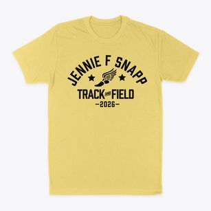 Jennie F Snapp Middle School Track and Field Classic Dad T-Shirt