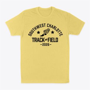 Southwest Charlotte Stem Academy Track and Field Classic Dad T-Shirt