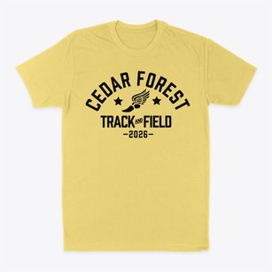 Cedar Forest Christian School Track and Field Classic Dad T-Shirt