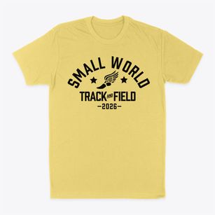Small World Childrens Center Track and Field Classic Dad T-Shirt