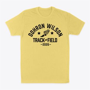 Dohron Wilson Elementary School Track and Field Classic Dad T-Shirt