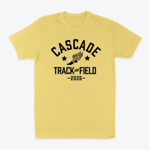 Cascade Academy Track and Field Classic Dad T-Shirt