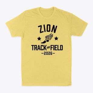 Zion Academy Track and Field Classic Dad T-Shirt