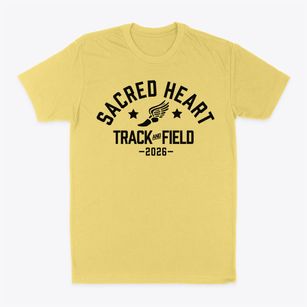 Sacred Heart Elementary School Track and Field Classic Dad T-Shirt