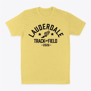 Lauderdale Elementary School Track and Field Classic Dad T-Shirt