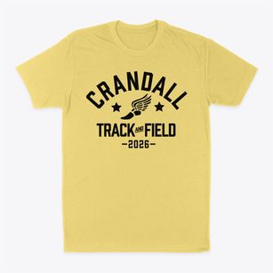 Crandall High School Track and Field Classic Dad T-Shirt