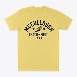 Mccullough Academy Of Excellence Track and Field Classic Dad T-Shirt
