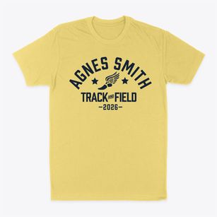 Agnes Smith Elementary School Track and Field Classic Dad T-Shirt