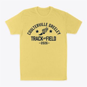 Coulterville Greeley Elementary School Track and Field Classic Dad T-Shirt