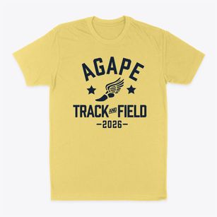 Agape Christian School Track and Field Classic Dad T-Shirt