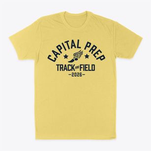Capital Prep Magnet School Track and Field Classic Dad T-Shirt
