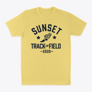 Sunset Elementary School Track and Field Classic Dad T-Shirt