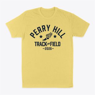 Perry Hill Elementary School Track and Field Classic Dad T-Shirt
