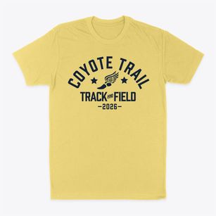 Coyote Trail Elementary School Track and Field Classic Dad T-Shirt
