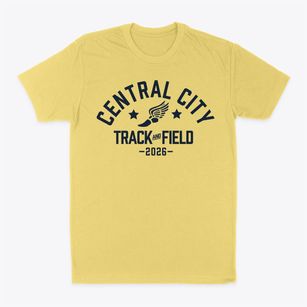 Central City High School Track and Field Classic Dad T-Shirt