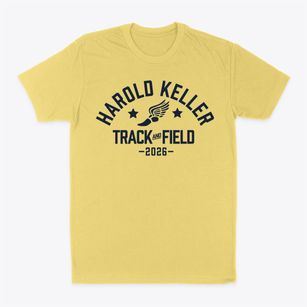Harold Keller Elementary School Track and Field Classic Dad T-Shirt