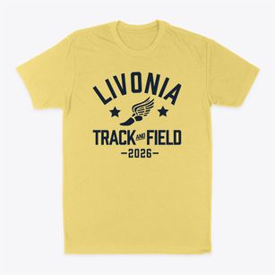 Livonia High School Track and Field Classic Dad T-Shirt
