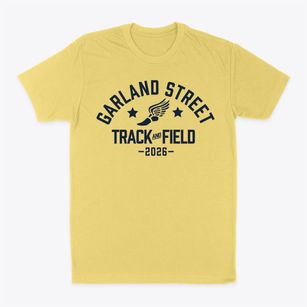 Garland Street Middle School Track and Field Classic Dad T-Shirt