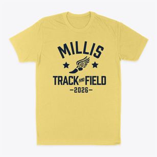 Millis Middle School Track and Field Classic Dad T-Shirt