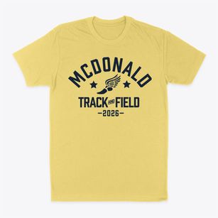 Mcdonald Elementary School Track and Field Classic Dad T-Shirt