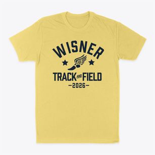 Wisner School Track and Field Classic Dad T-Shirt
