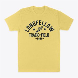 Longfellow Elementary School Track and Field Classic Dad T-Shirt