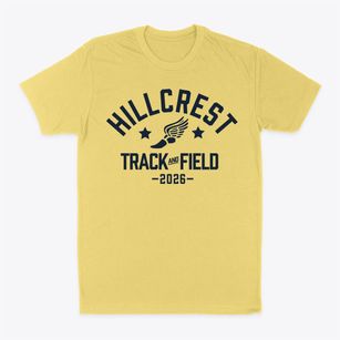 Hillcrest Academy Track and Field Classic Dad T-Shirt