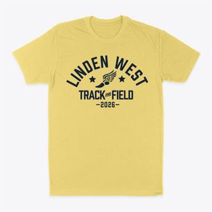 Linden West Elementary School Track and Field Classic Dad T-Shirt