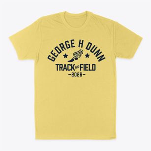 George H Dunn Elementary School Track and Field Classic Dad T-Shirt