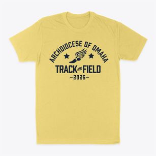 Archdiocese Of Omaha Track and Field Classic Dad T-Shirt
