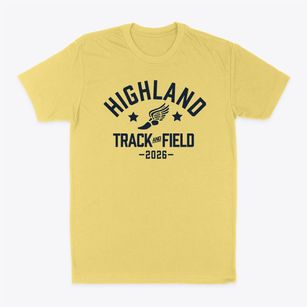 Highland High School Track and Field Classic Dad T-Shirt