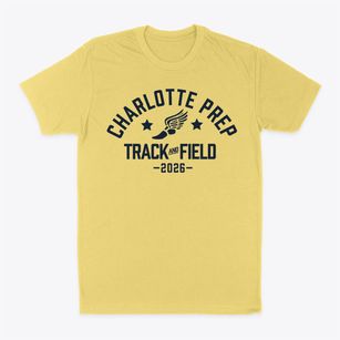 Charlotte Preparatory School Track and Field Classic Dad T-Shirt
