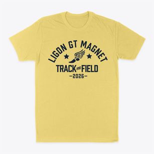 Ligon Gt Magnet Track and Field Classic Dad T-Shirt