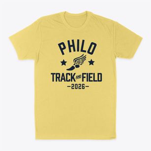 Philo School Of Discovery & Exploration Track and Field Classic Dad T-Shirt