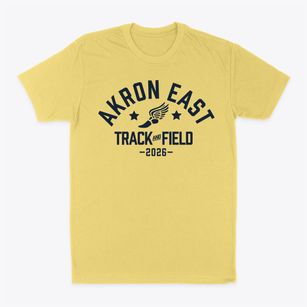 Akron East High School Track and Field Classic Dad T-Shirt