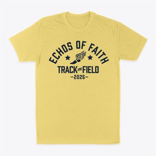 Echos Of Faith Christian School Track and Field Classic Dad T-Shirt