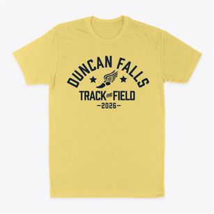 Duncan Falls Junior High School Track and Field Classic Dad T-Shirt