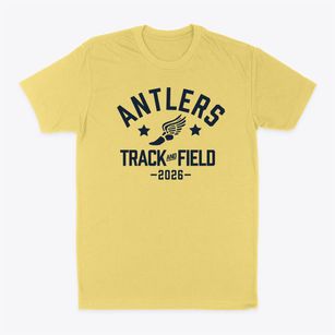 Antlers High School Track and Field Classic Dad T-Shirt