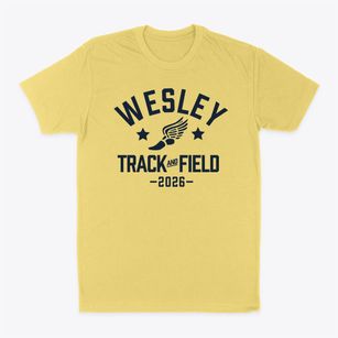 Wesley Academy Track and Field Classic Dad T-Shirt