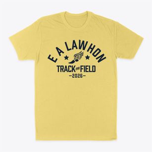 E A Lawhon Elementary School Track and Field Classic Dad T-Shirt