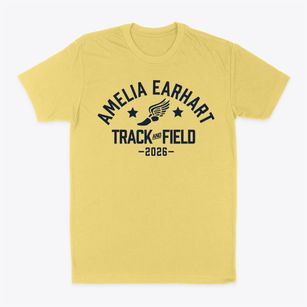 Amelia Earhart Learning Center Track and Field Classic Dad T-Shirt