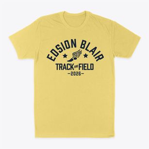 Edsion Blair Elementary School Track and Field Classic Dad T-Shirt